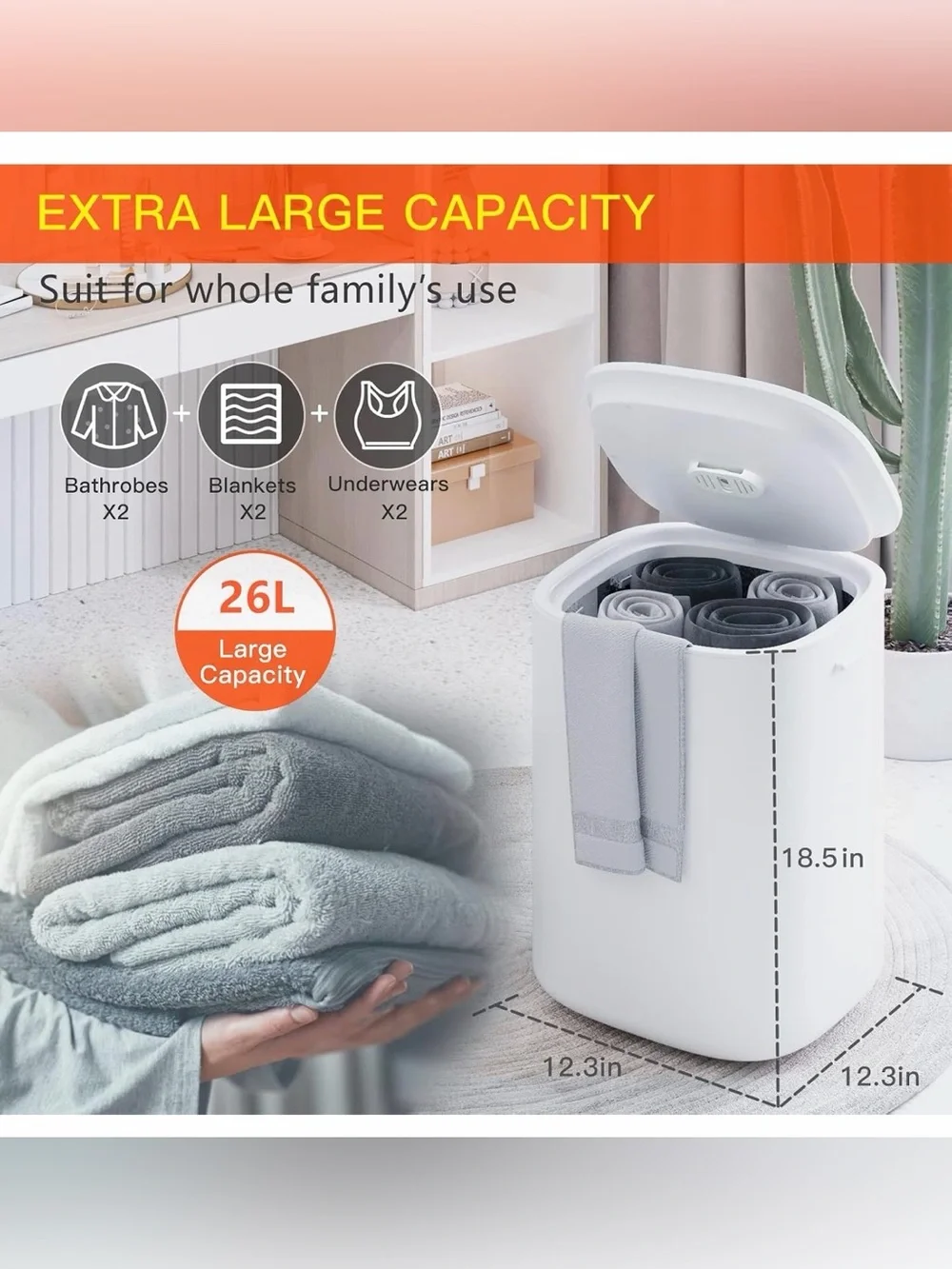 DOACE Towel Warmer Bucket (Model: E1616)